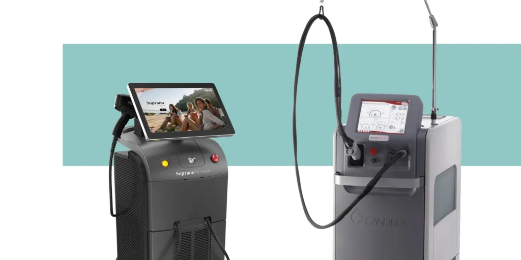 Soprano Titanium Laser Hair Removal versus Candela GentleMax Pro