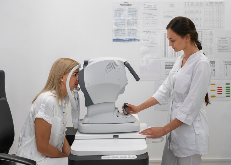 Autore Fractor eye exam