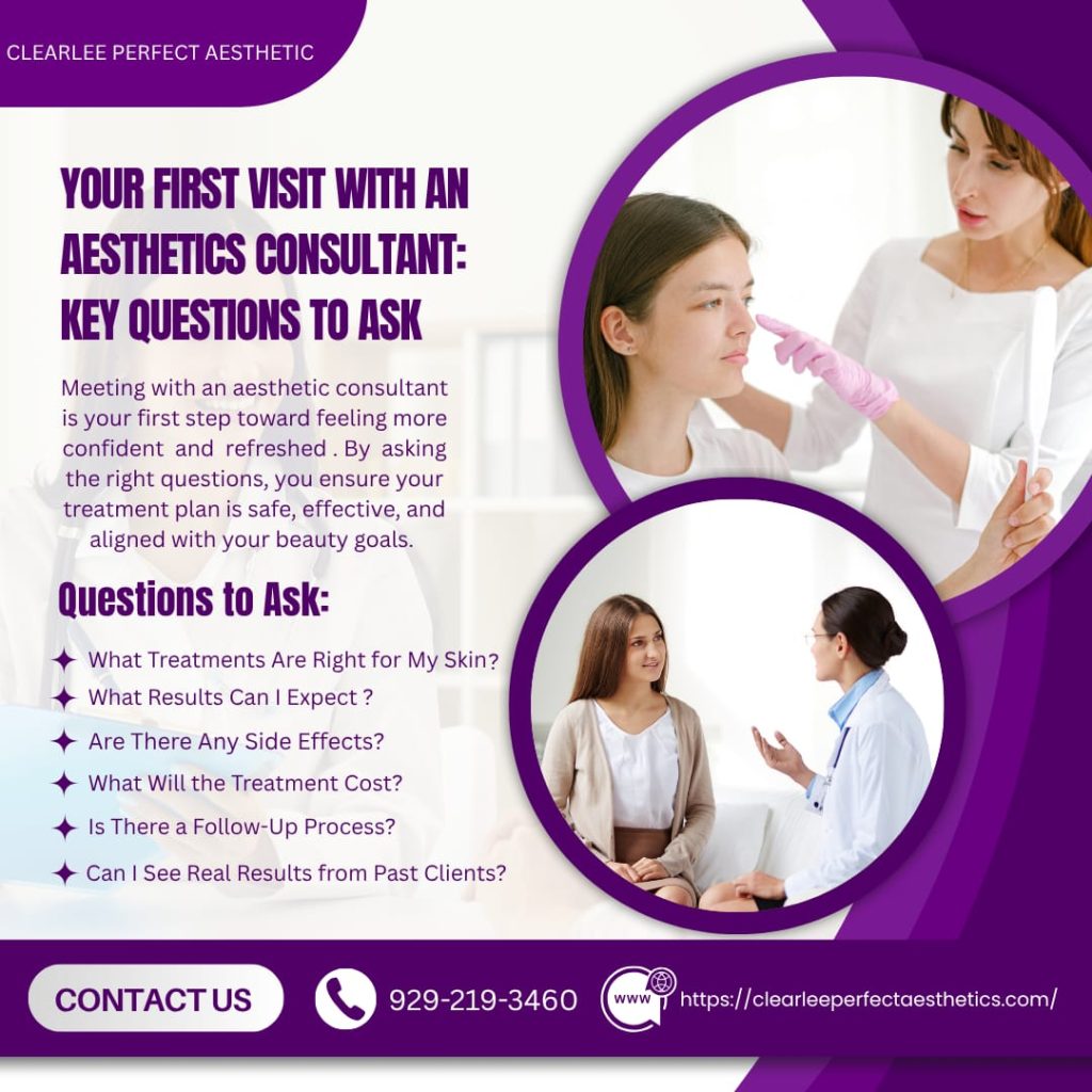 Your First Visit with an Aesthetics Consultant